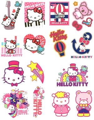 Hello Kitty tattoos Gift Pack