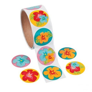 Flower Stickers: Pack of 50