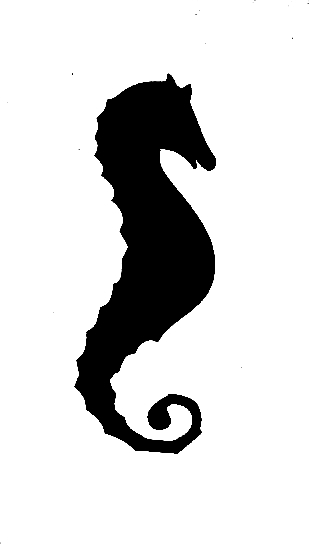 Sea Horse Stencil