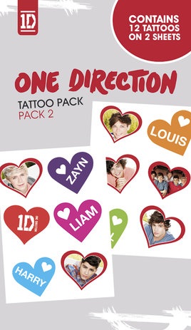ONE DIRECTION  tattoo pack 2