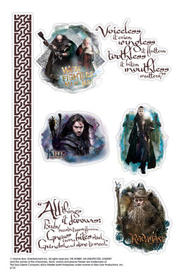The Hobbit 'an unexpected journey' tattoo pack