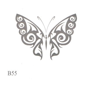 UV Butterfly tattoo  B55